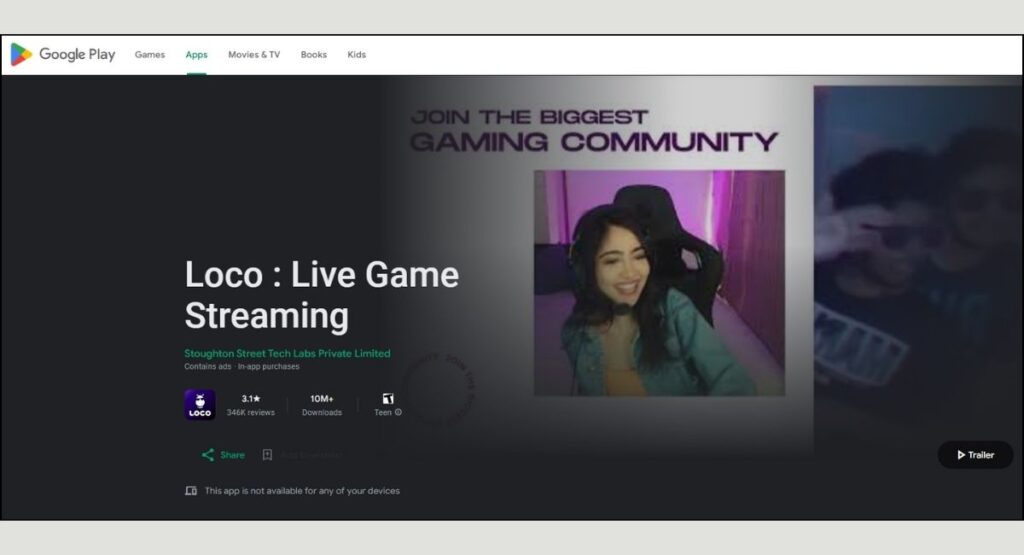 Loco Live Game Steaming App