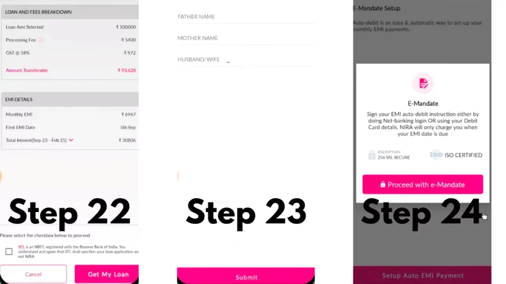 Nira loan app registration process 8