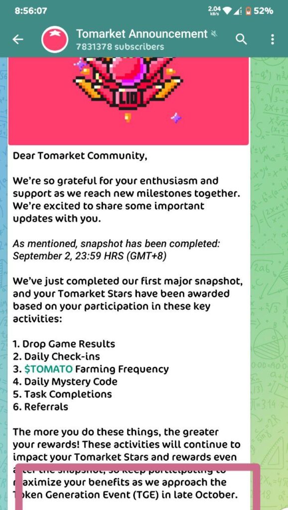 Tomarket App Launch Date